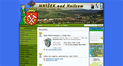 Desktop Screenshot of mnisek.sk